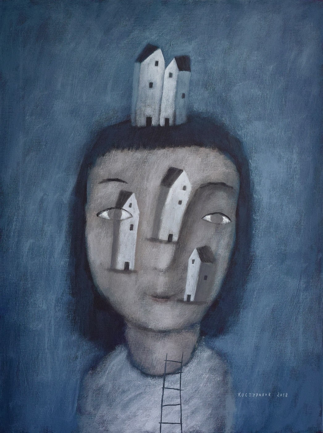 Untitled portrait Painting