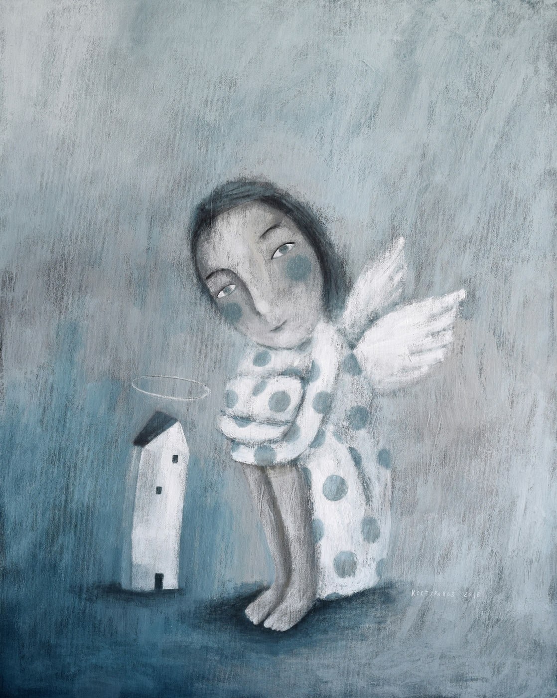 Guardian Angel Painting