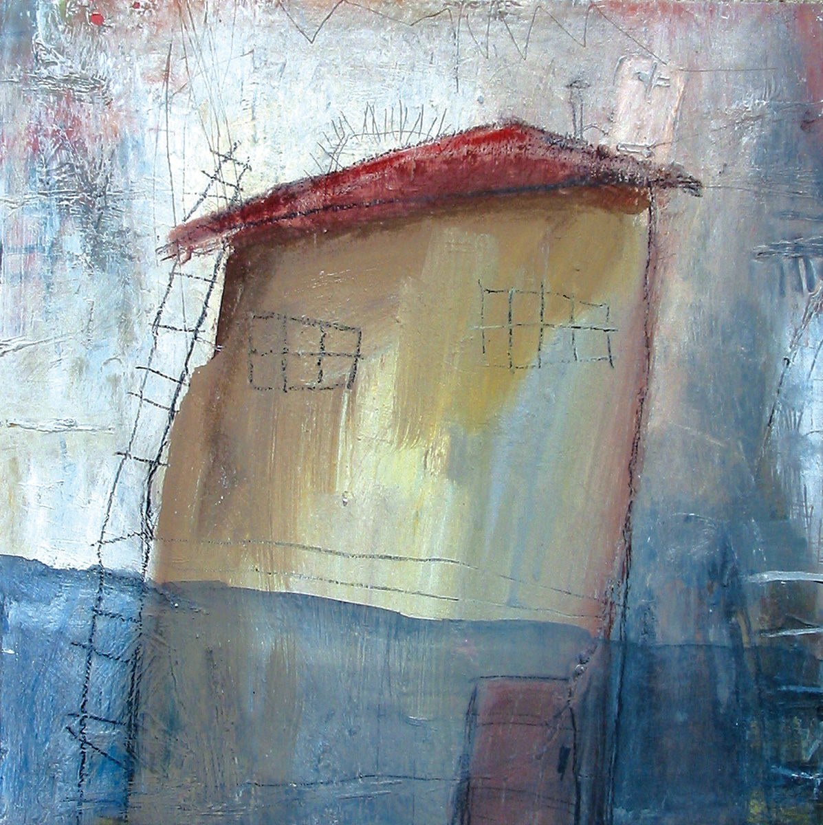 Crying house Painting