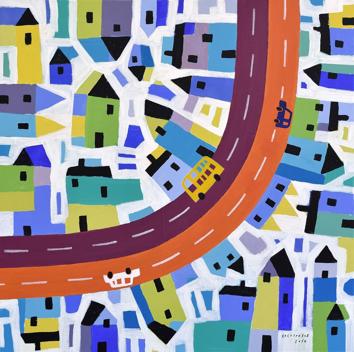 Passing each other Painting