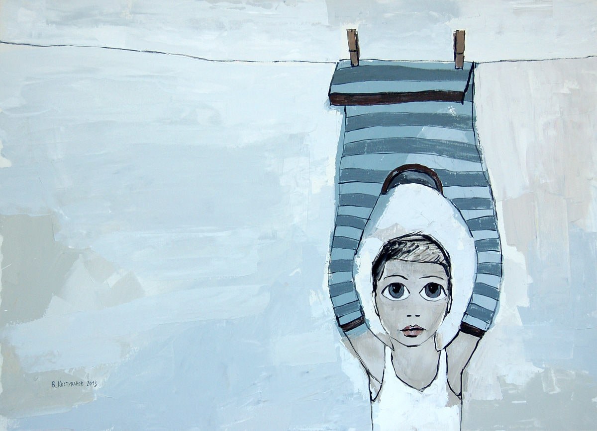 Stopping the wind Painting