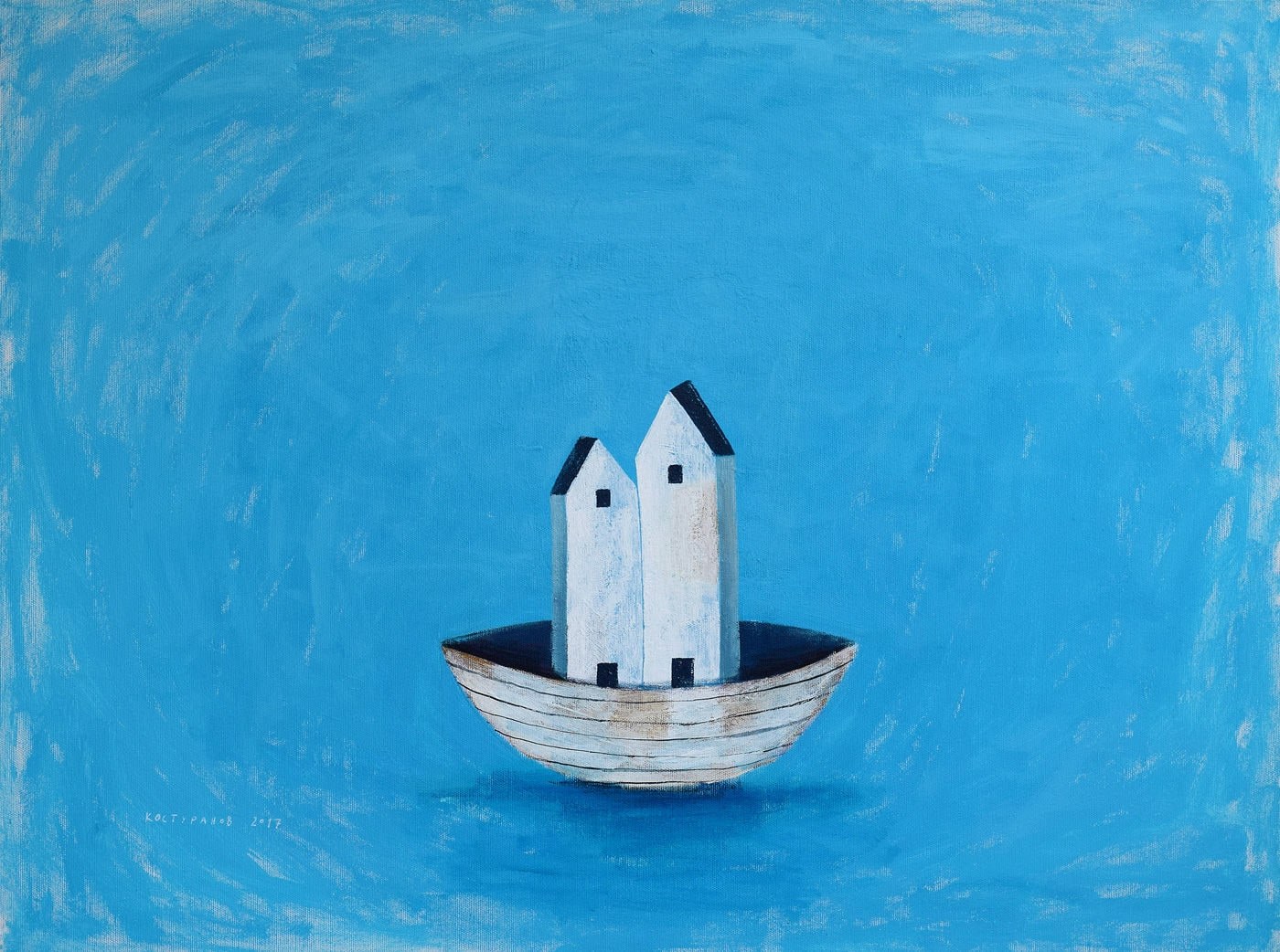 Love at first sail Painting