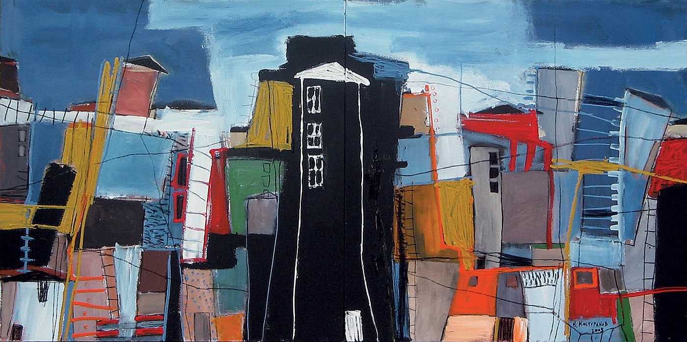 Somewhere in the city Painting