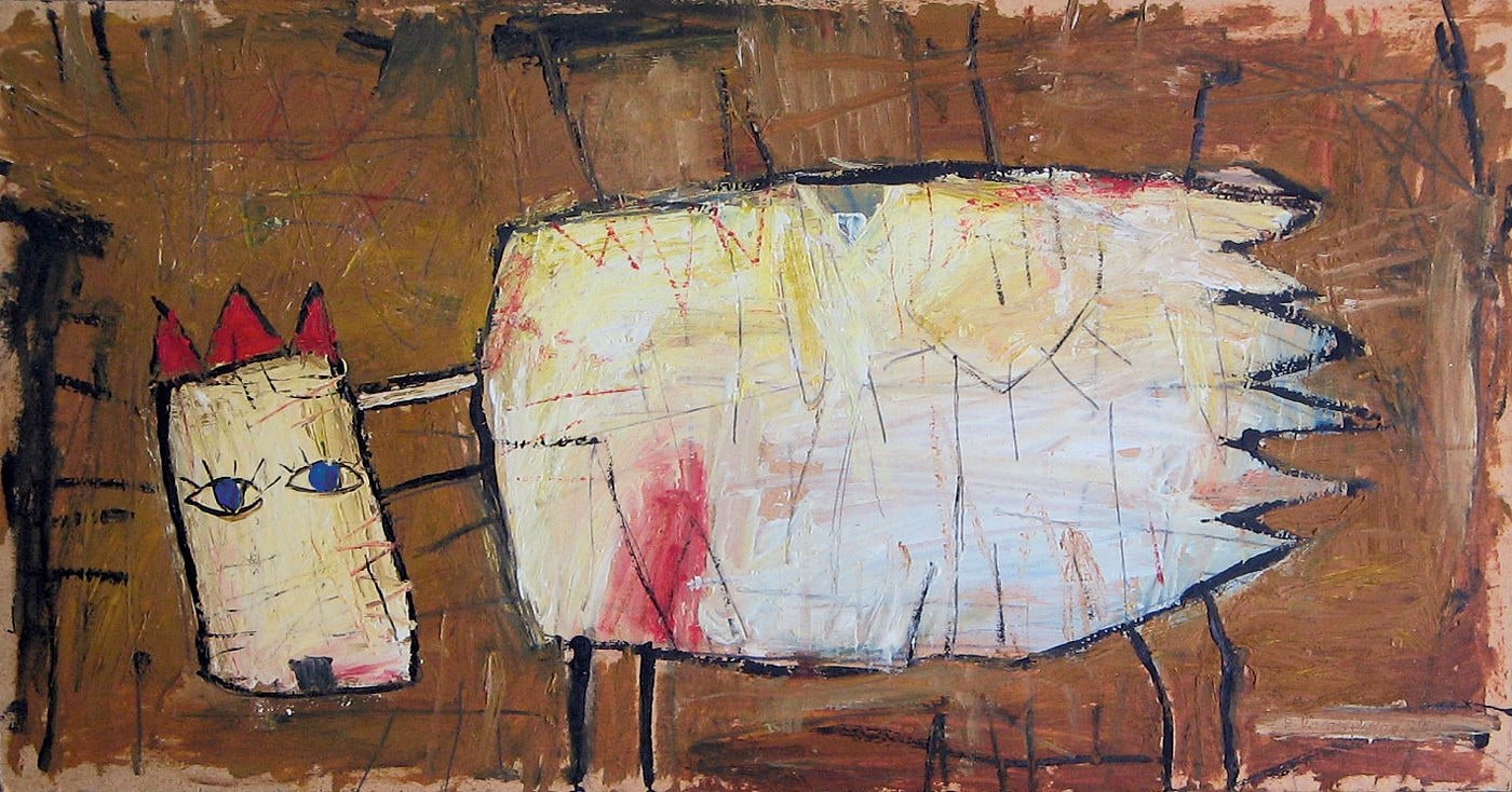 On the meadow Painting