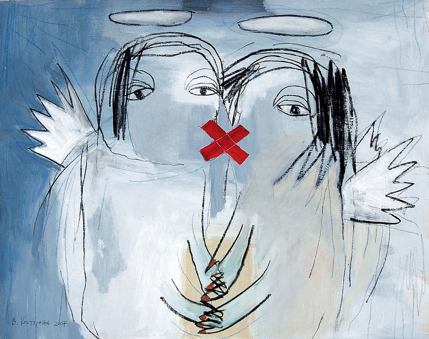 Wings of desire Painting