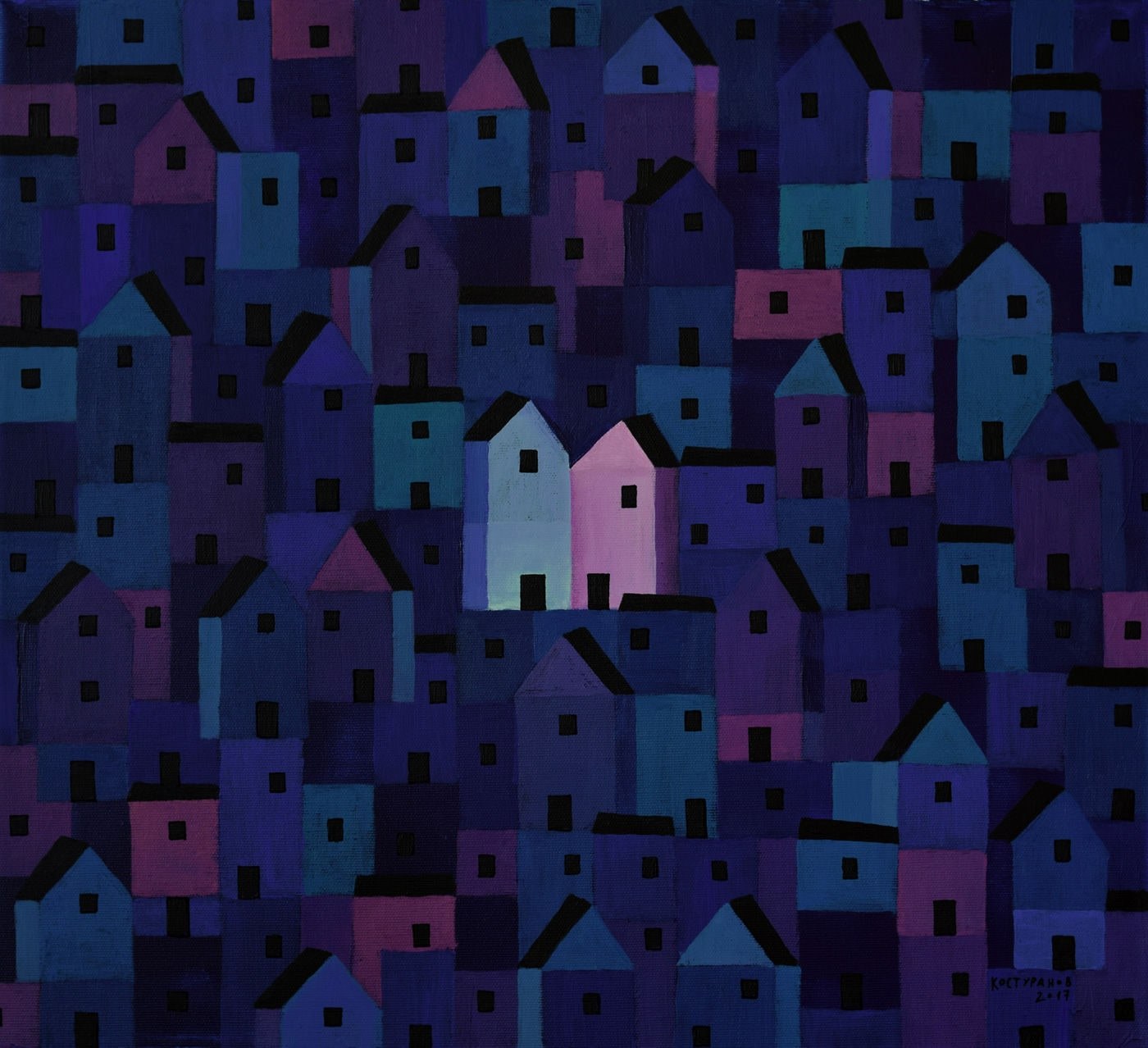 Finally alone Painting