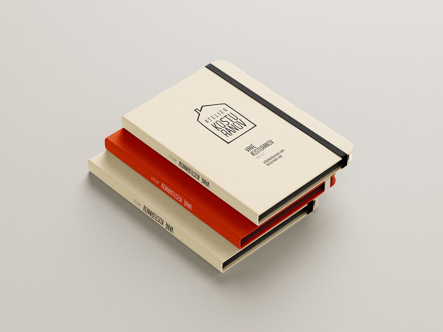 Atelier Kosturanov Logo & Brand Identity, image 5