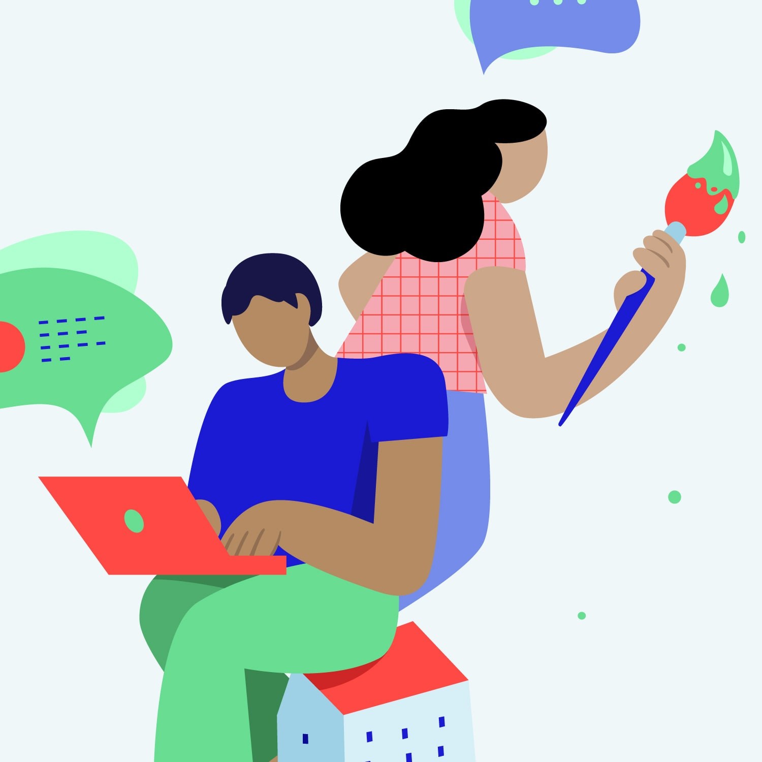 2D Flat Illustration
