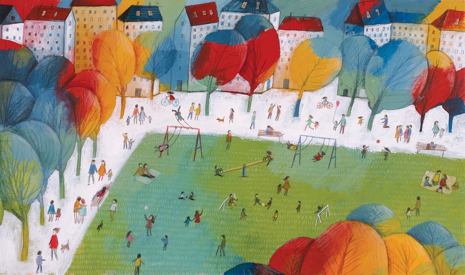 the girl and the city, illustration 10