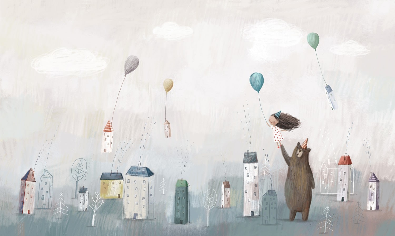 the girl and the bear, illustration 7