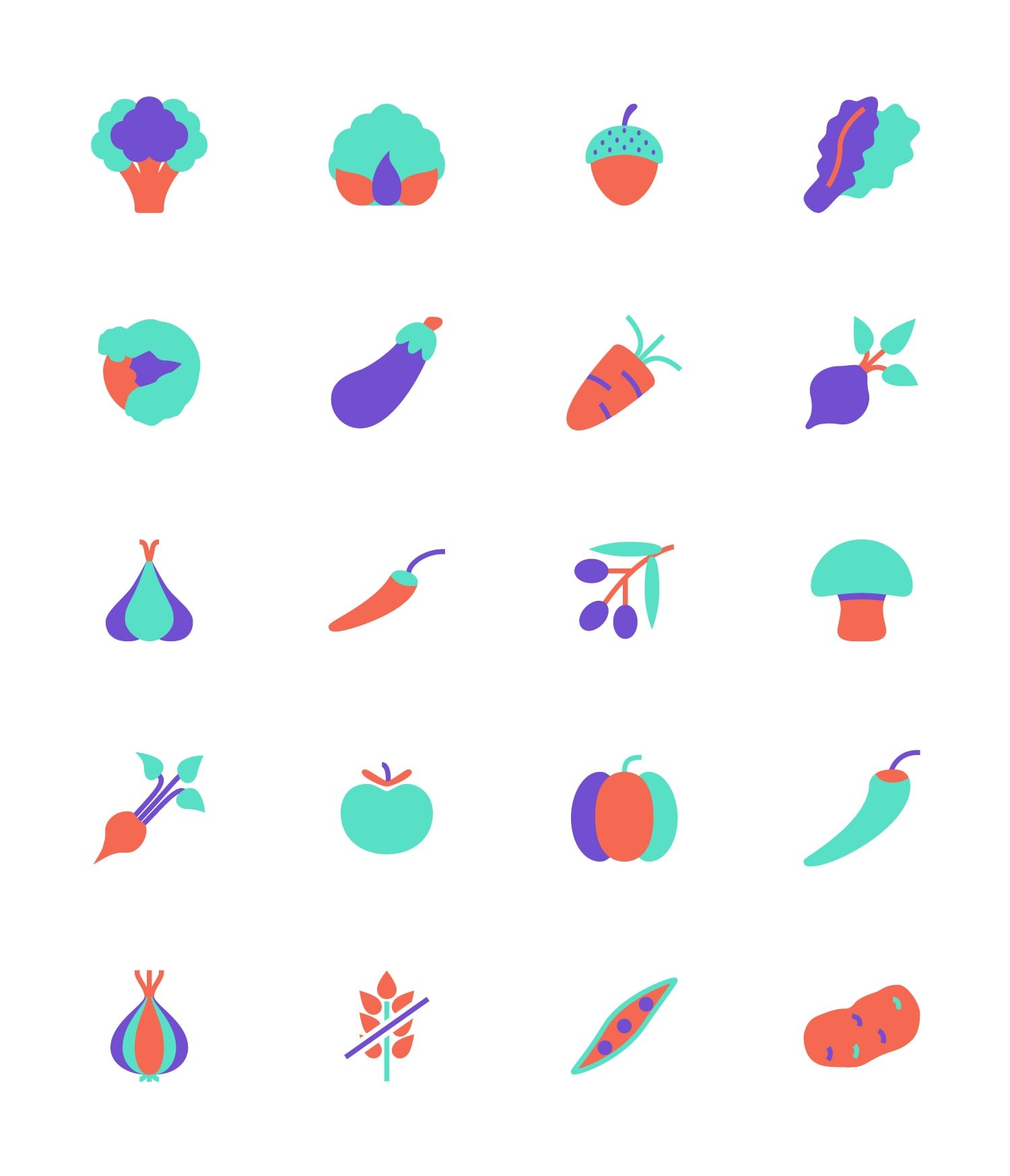 Custom Icons for Veggie Store, image 1