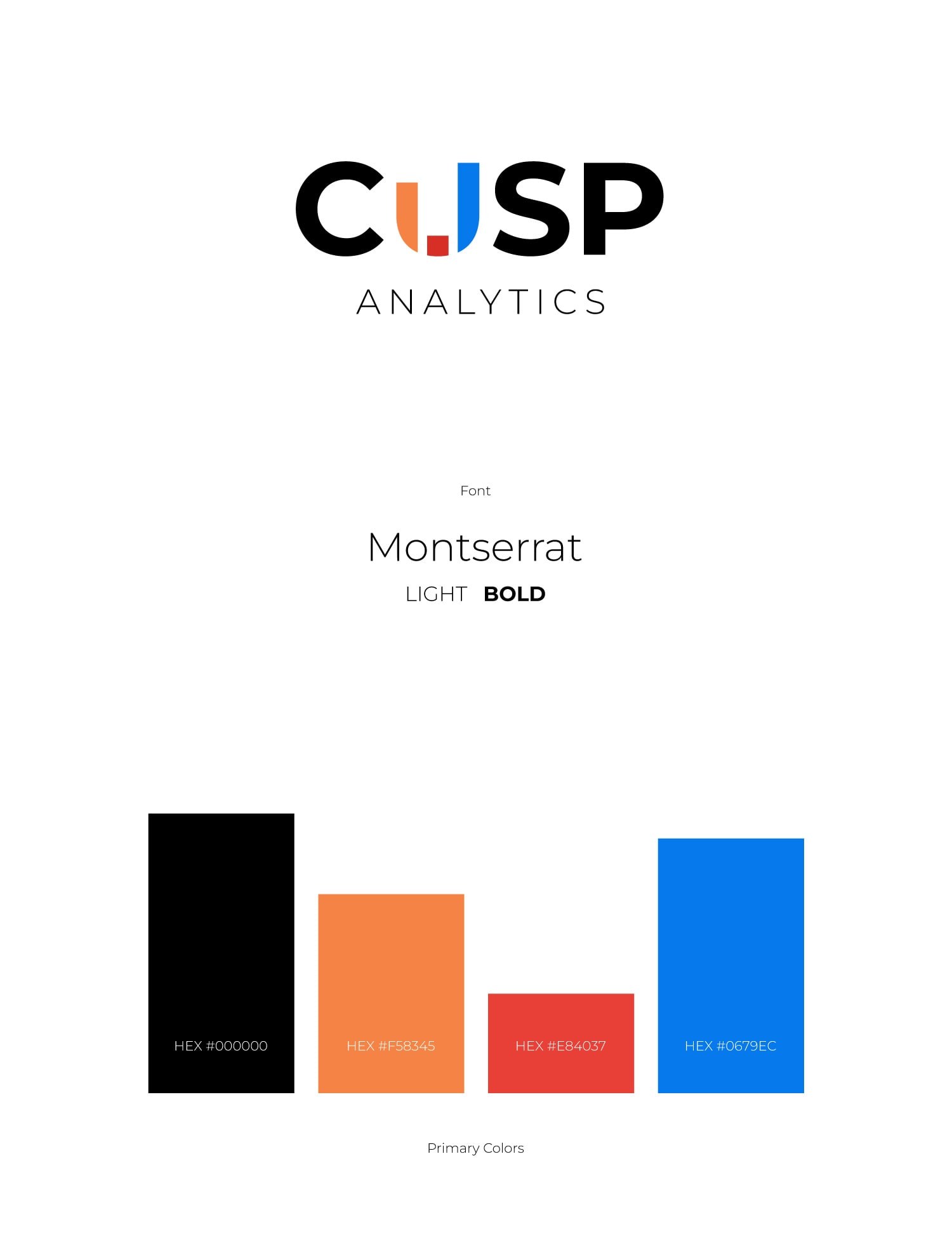 CUSP Analytics Logo & Branding, image 1