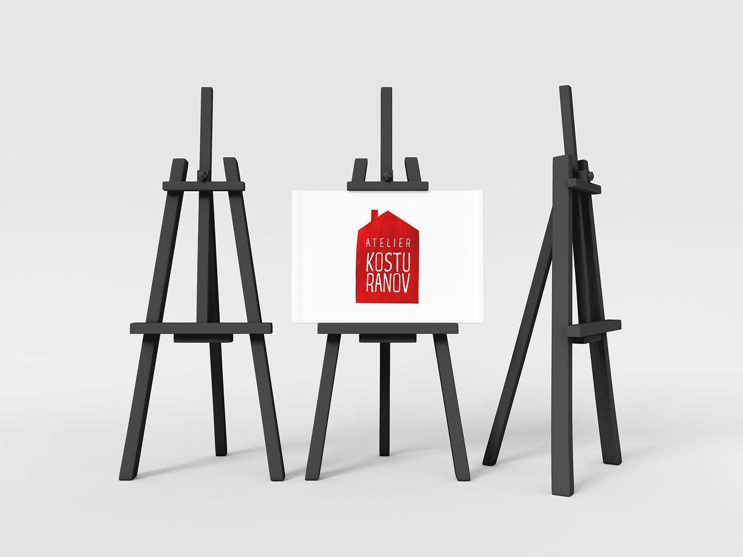Atelier Kosturanov Logo & Brand Identity, image 3