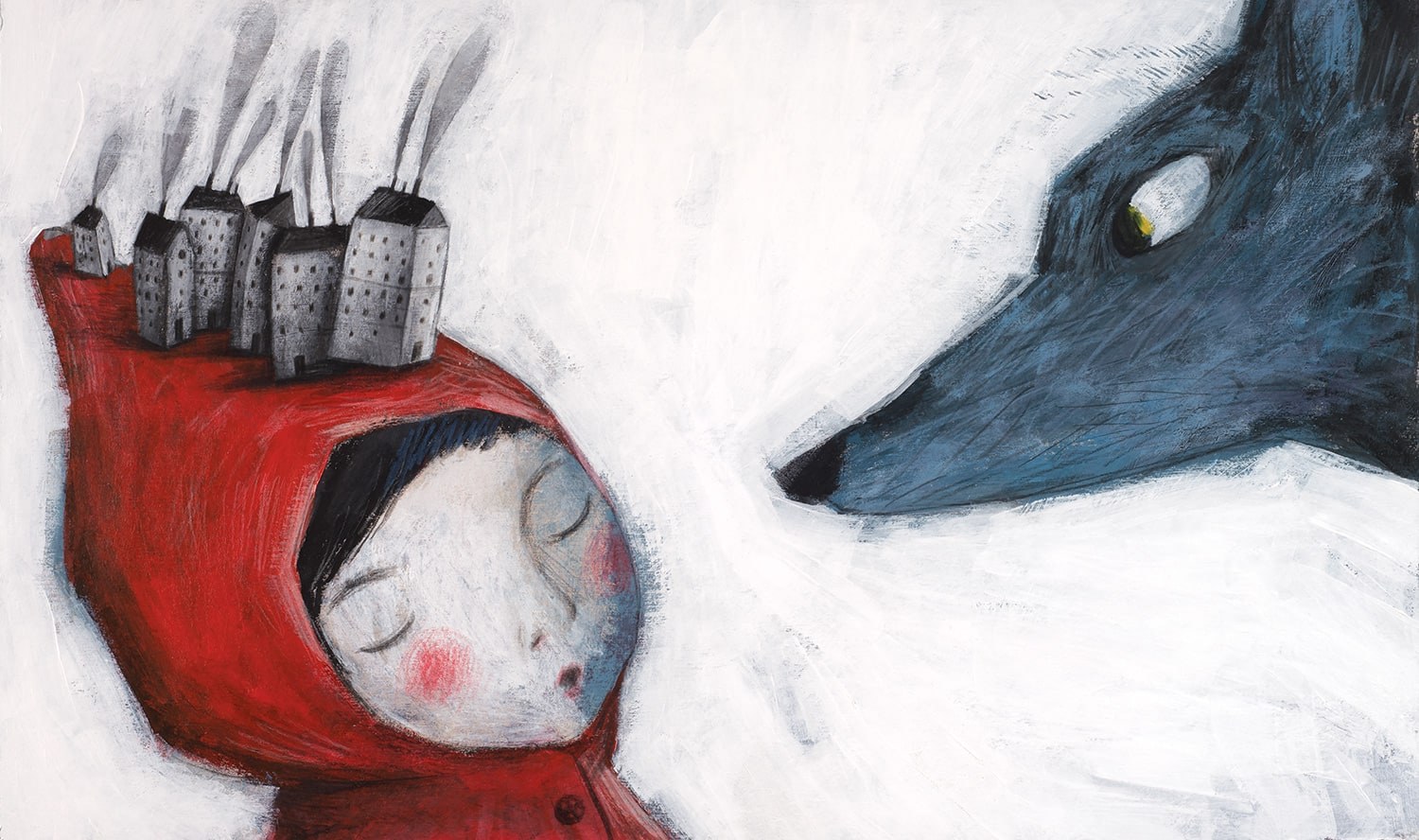 the girl and the city, illustration 7