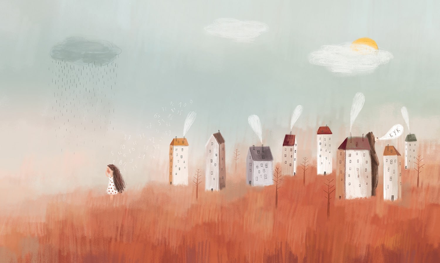 the girl and the bear, illustration 10