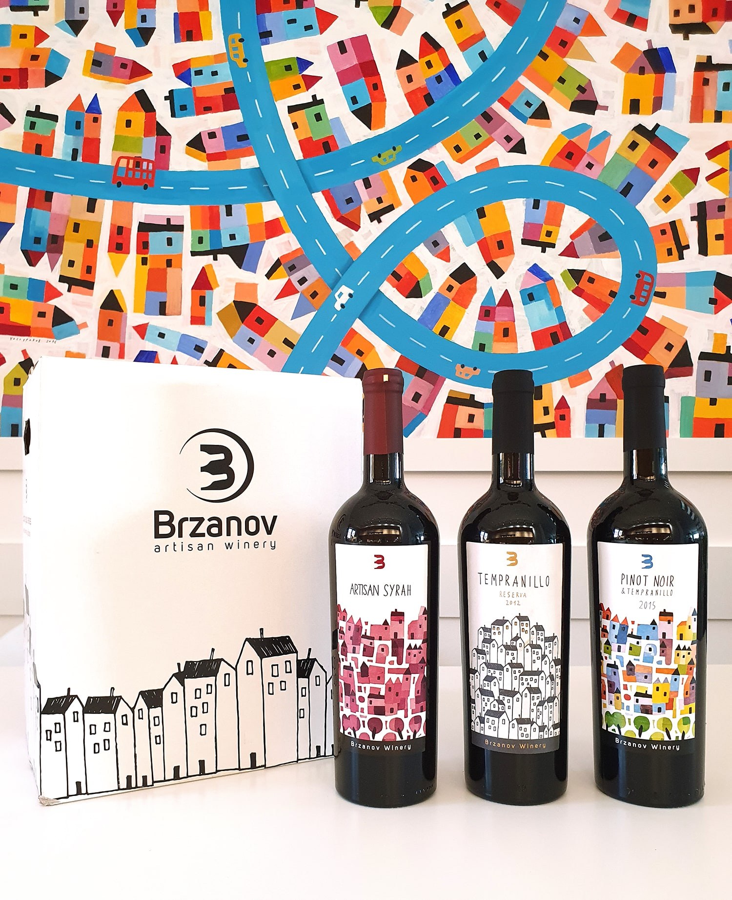 Brzanov Wine Bottle Label Illustration & Design, image 4