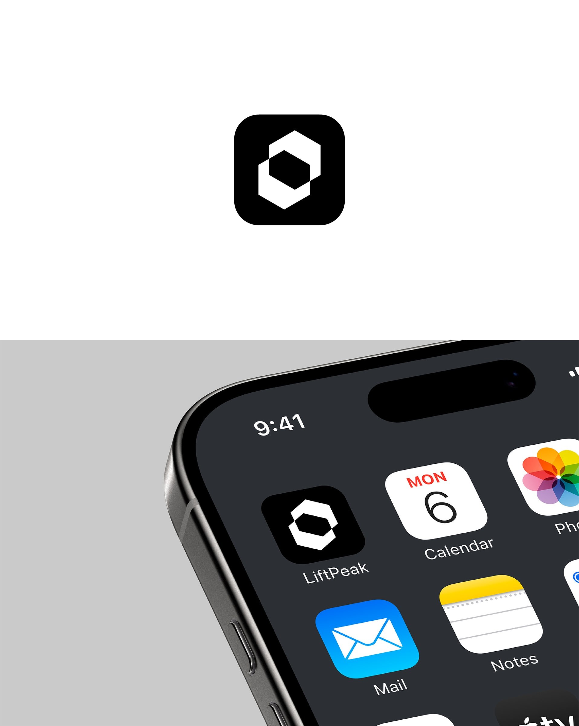 LiftPeak Logo & App Icon Design, image 6