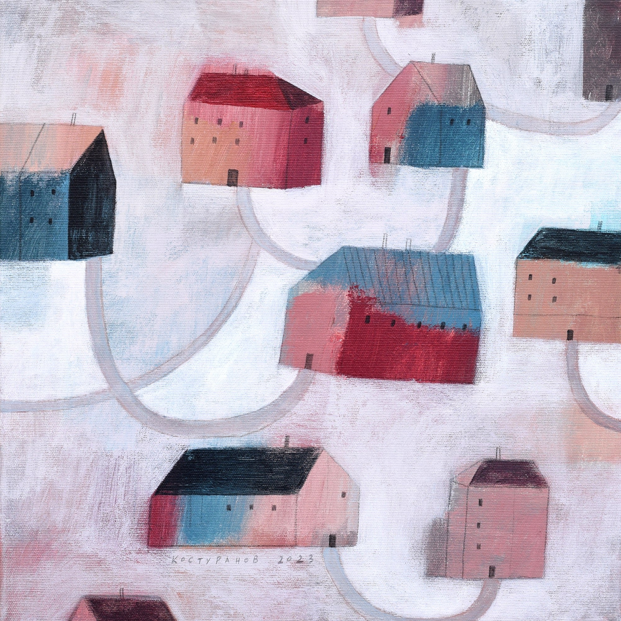 The neighbors Painting
