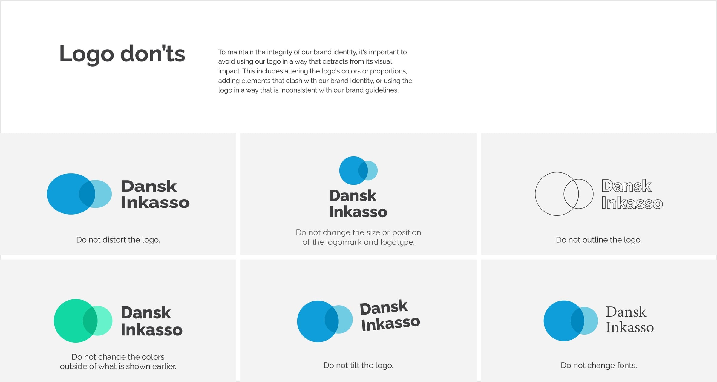 Dansk Inkasso Logo & Style Guide, image 6