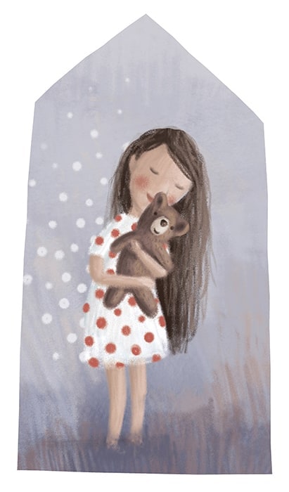the girl and the bear, illustration 14
