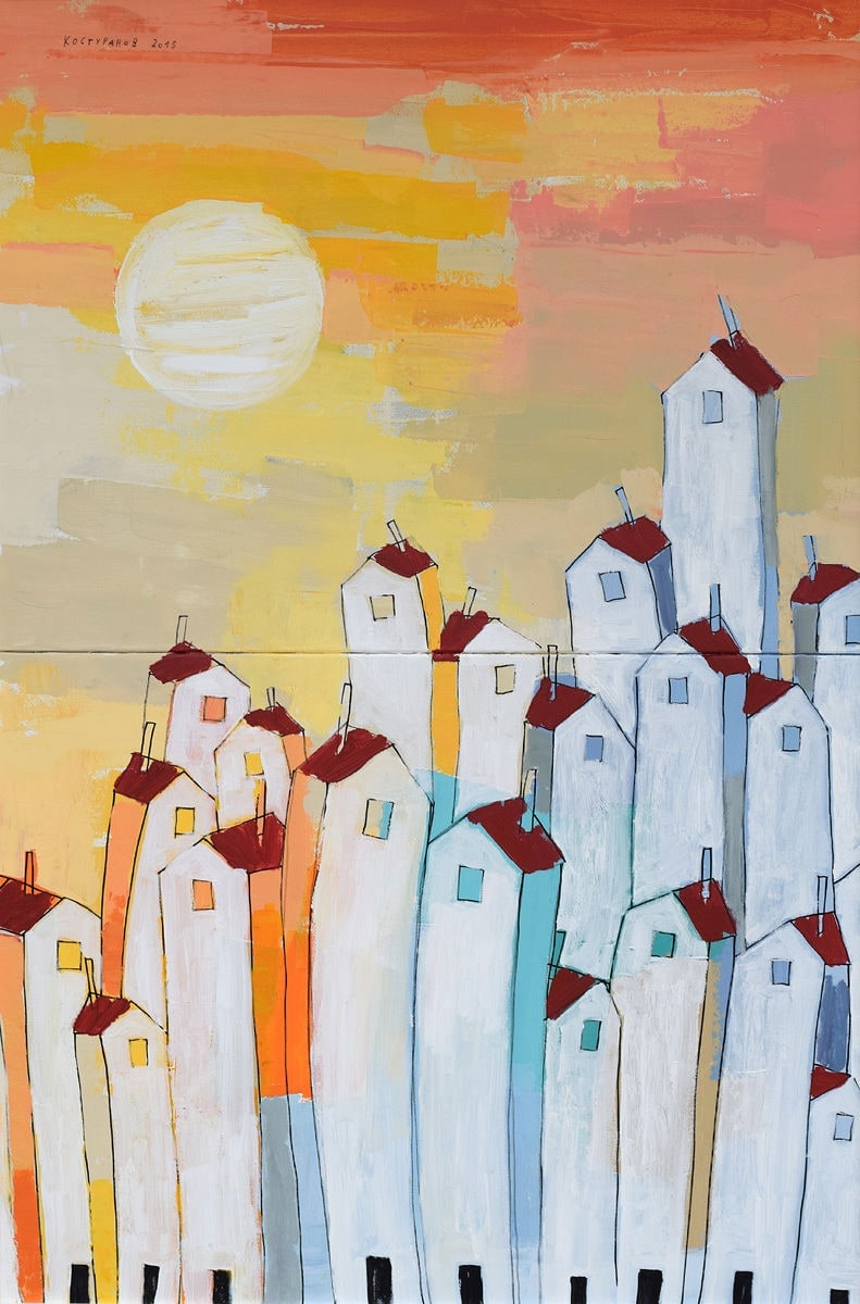 Greetings to the sun Painting