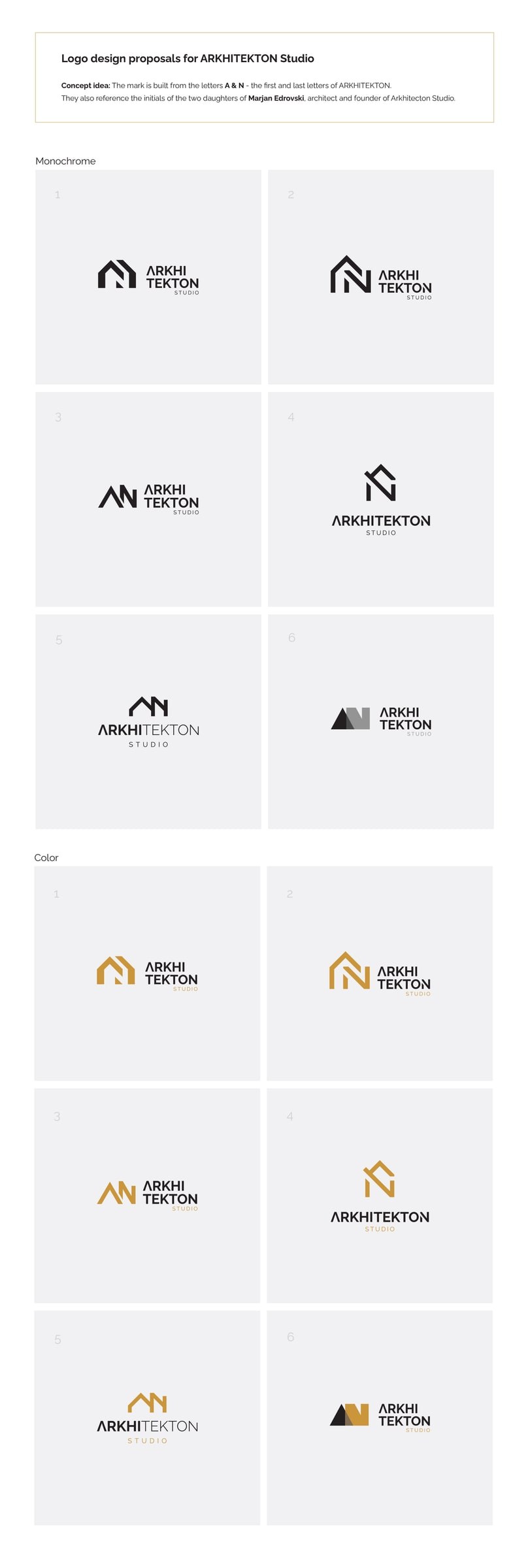 ARKHITEKTON Studio Logo & Brand Identity, image 1