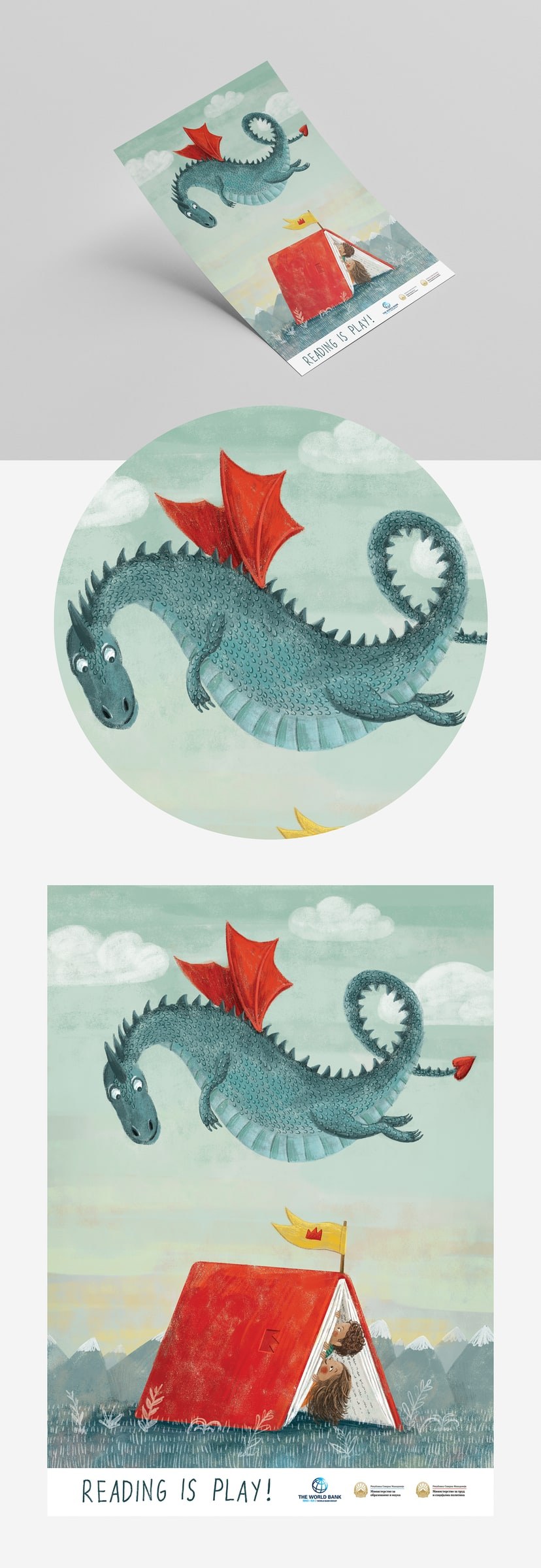 World Bank campaign illustrations - Reading is fun!, image 1
