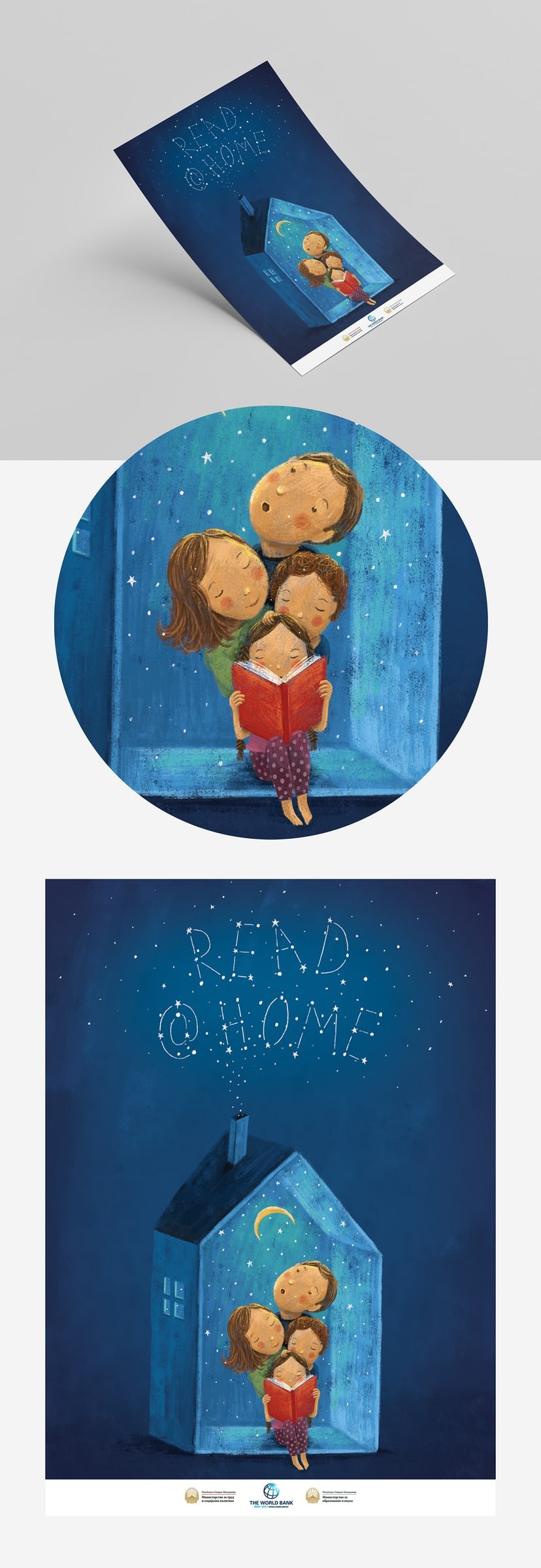 World Bank campaign illustrations - Reading is fun!, image 2