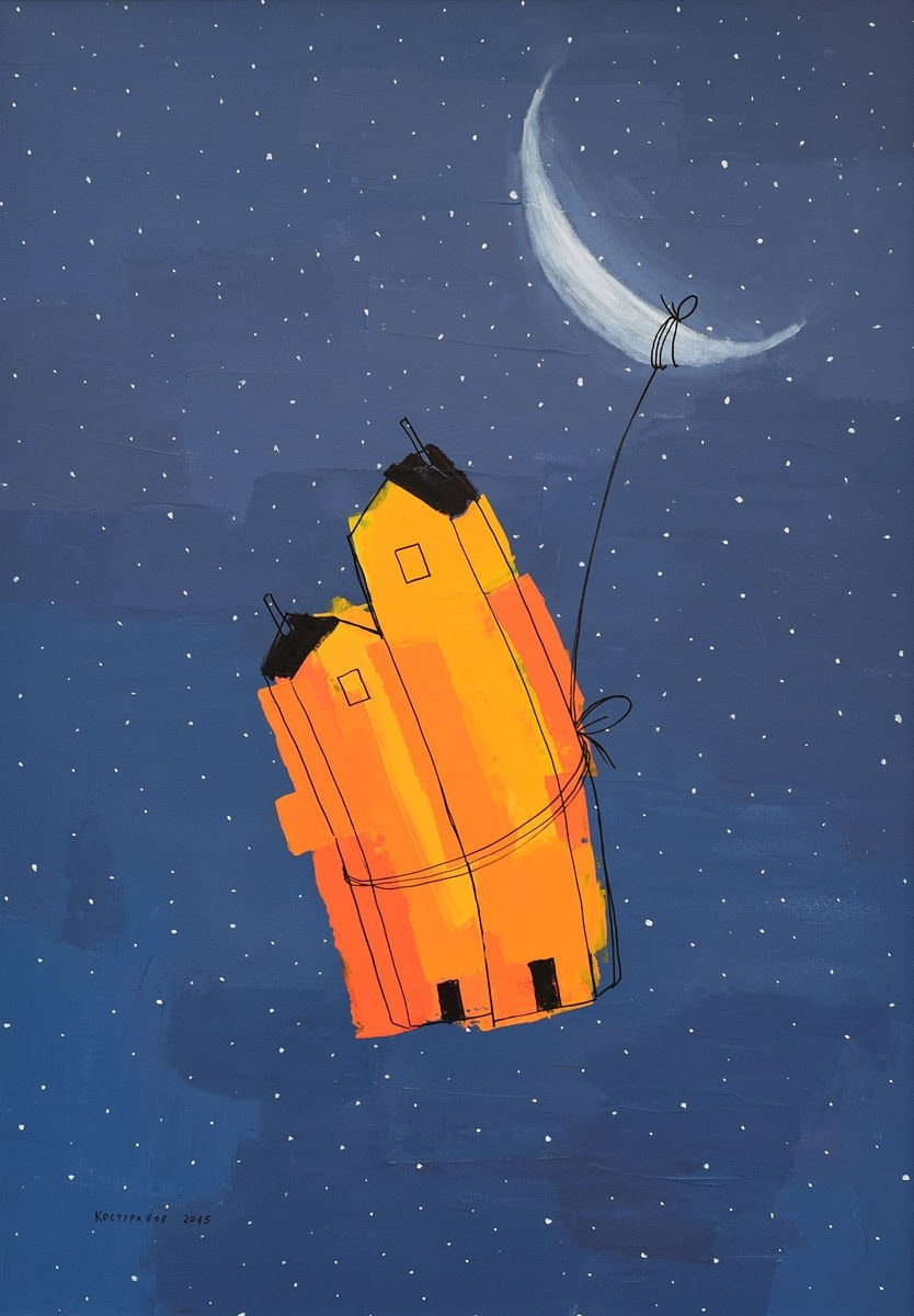 Love you to the moon and back 2 Painting