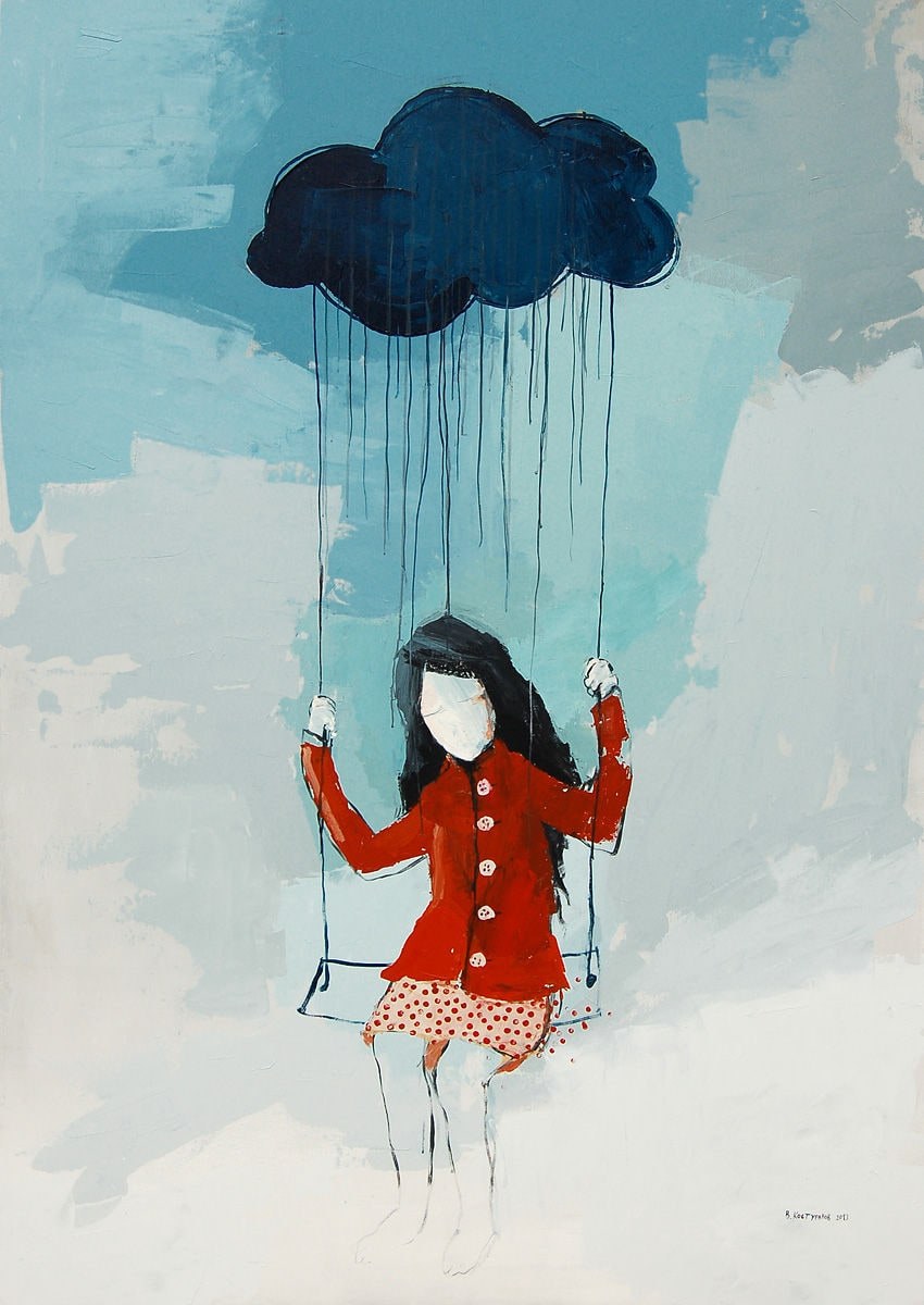 Rainy afternoon Painting