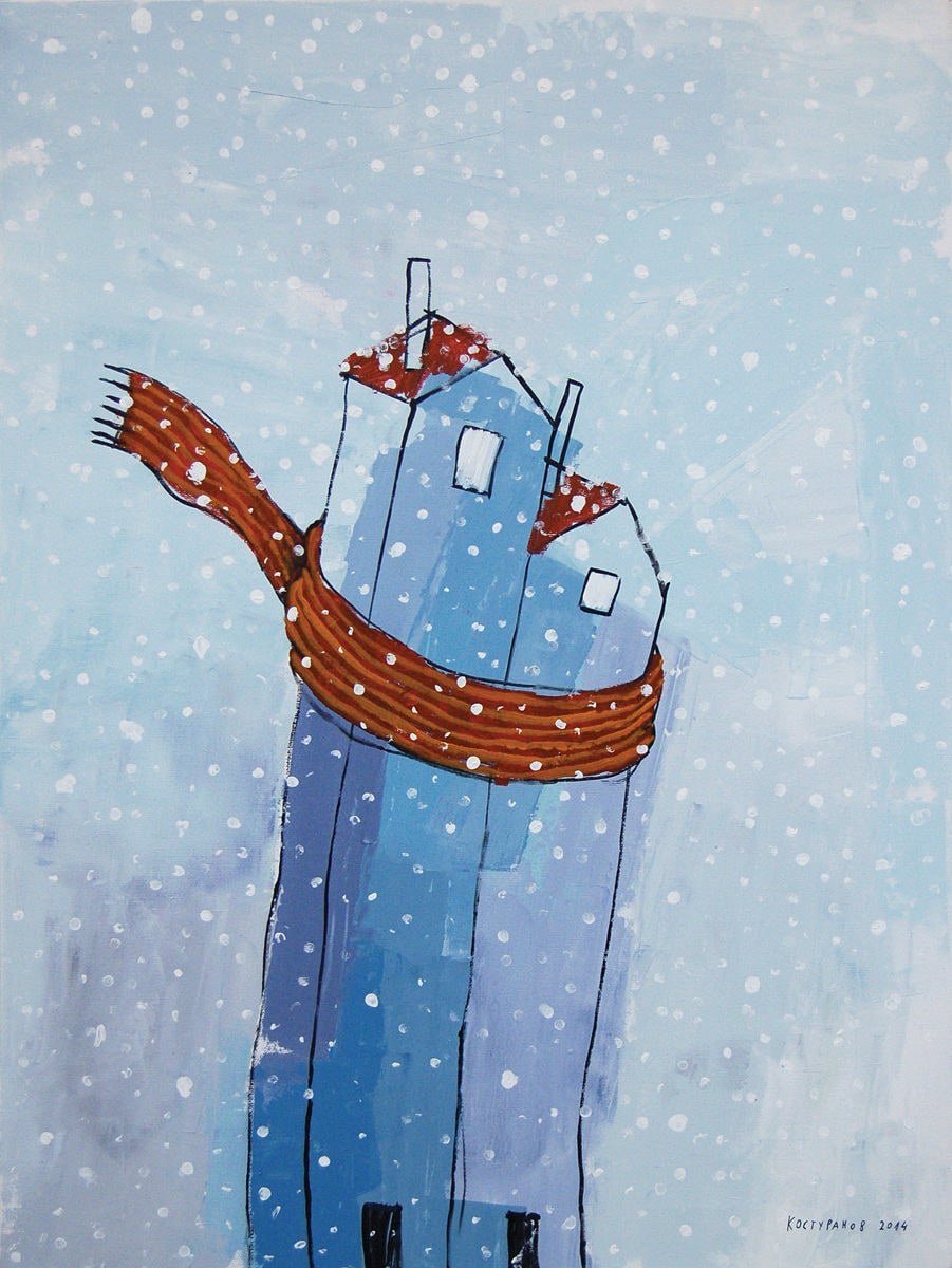 Love snow Painting