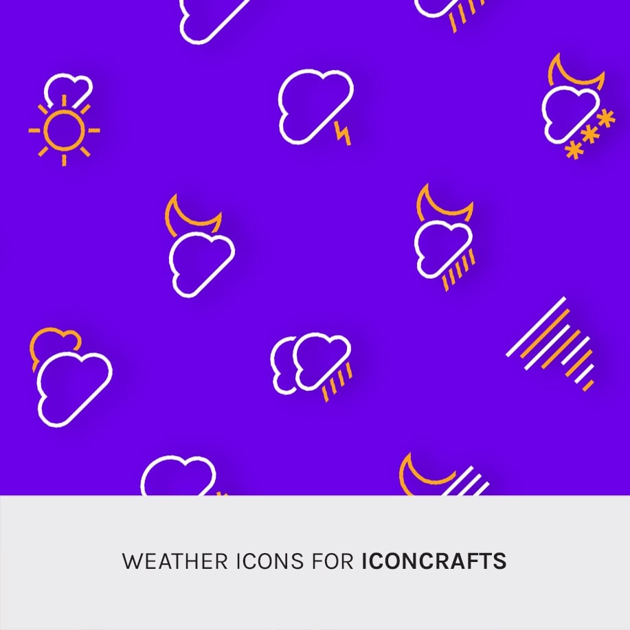Weather Icons for Iconcrafts