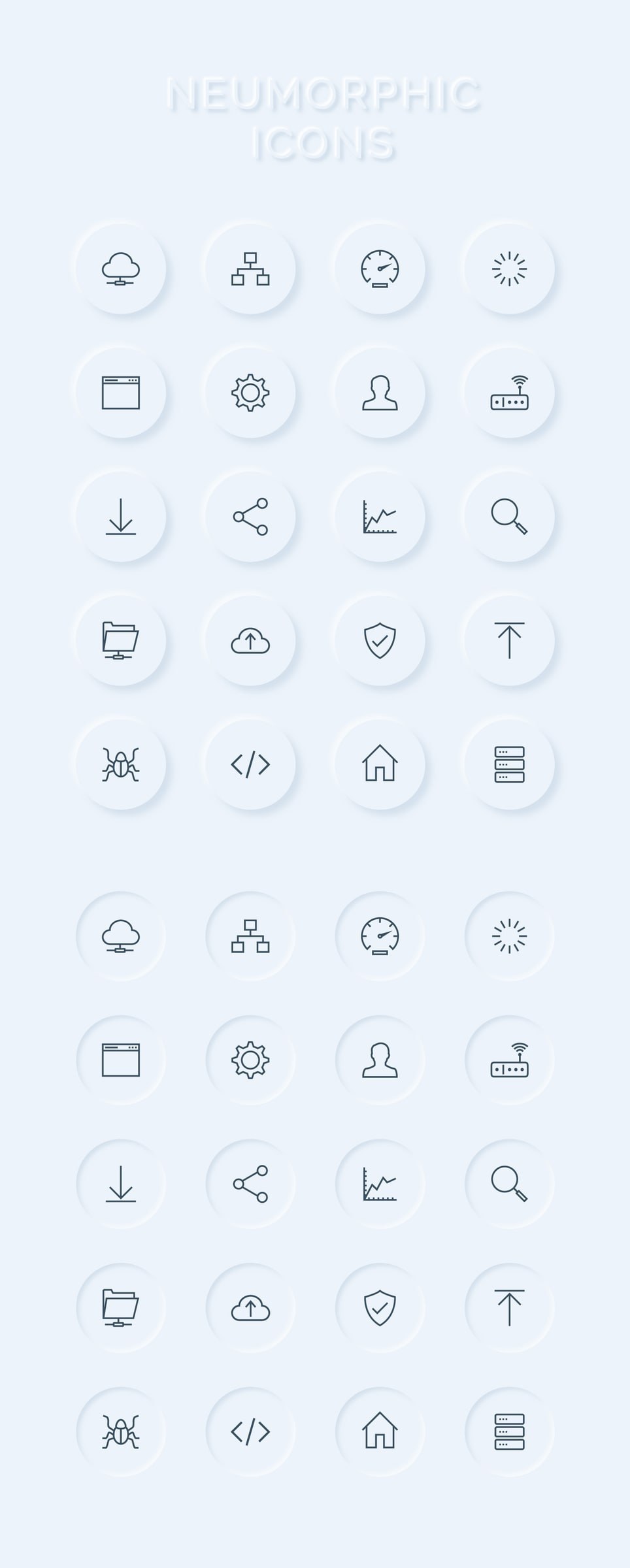 Neumorphic Icons, image 1