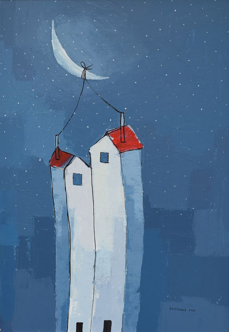Adopted moon Paintings