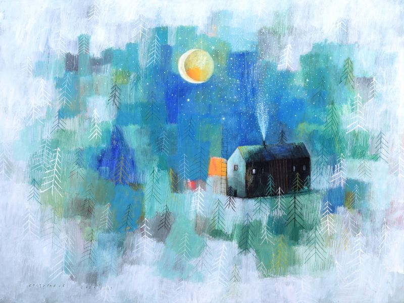 Forest dream Paintings