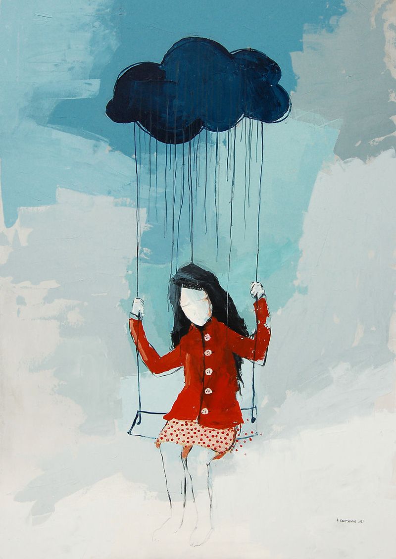 Rainy afternoon Paintings