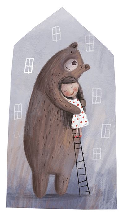 The Girl And The Bear Book Illustration 5