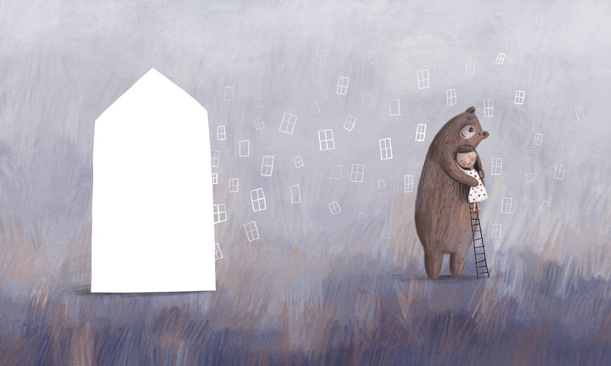 The Girl And The Bear Book Illustration 6