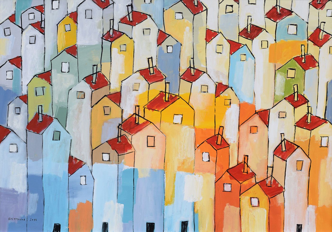 houses (love street) Painting