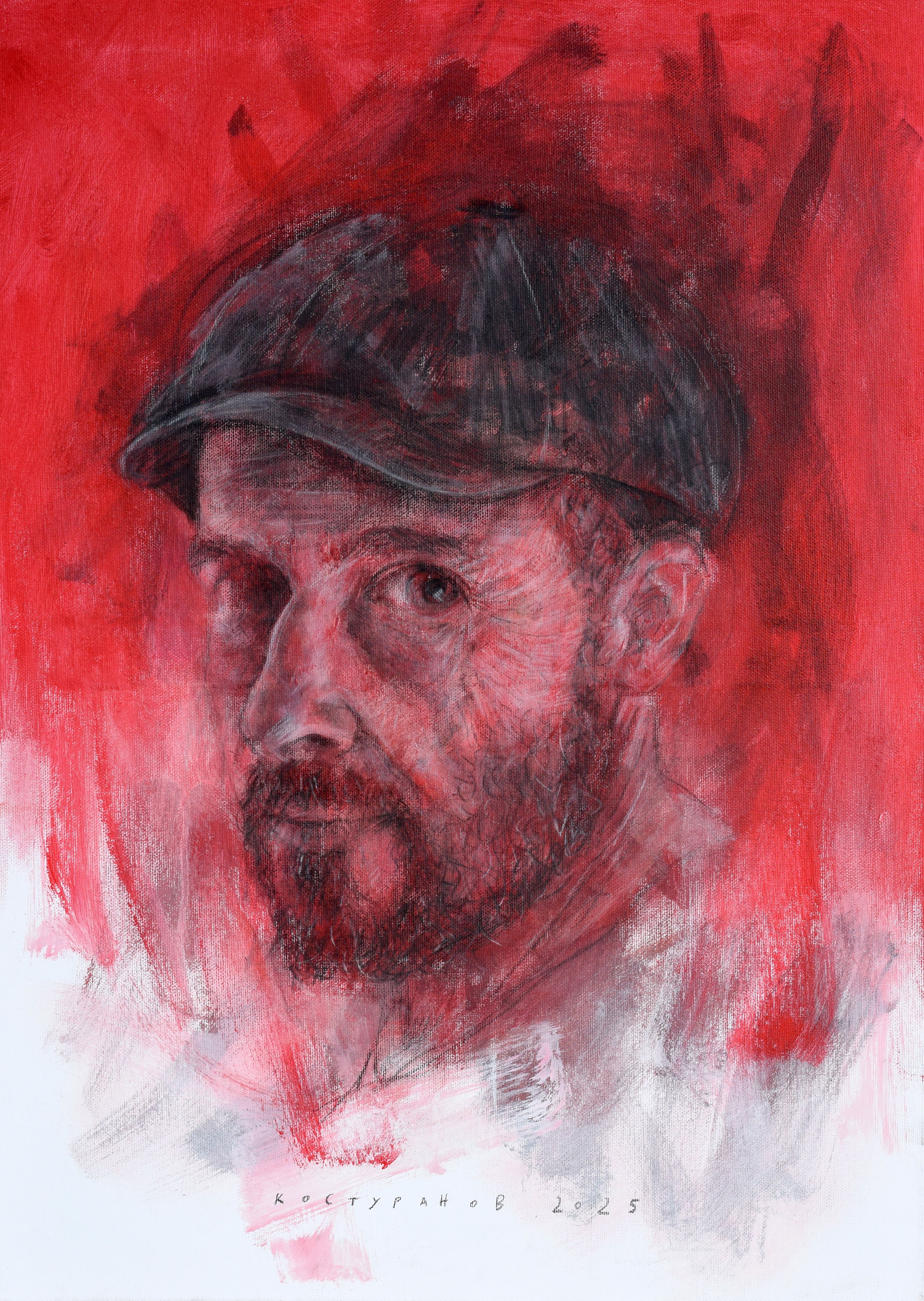 Portrait of disquiet Painting