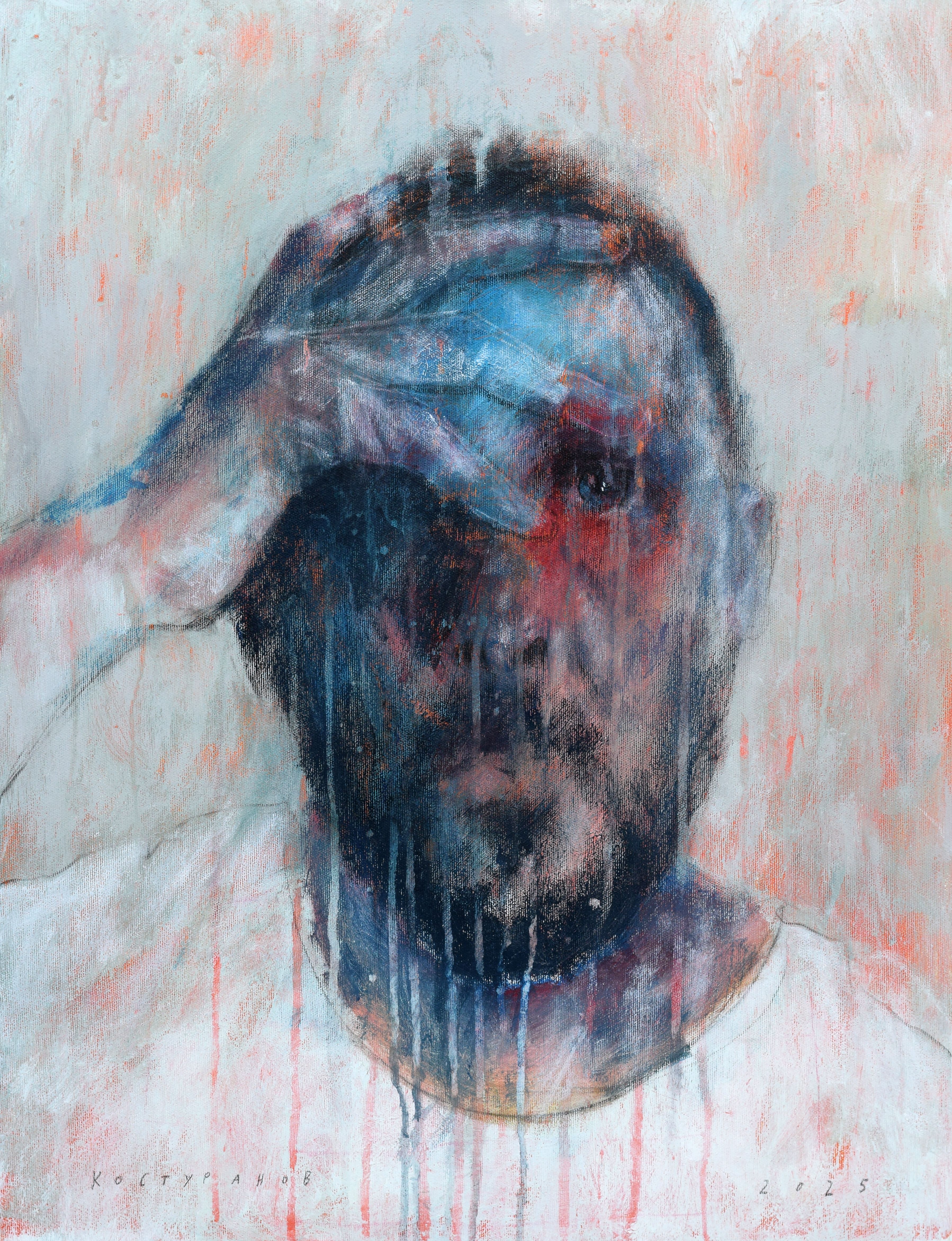 Portrait of disquiet Painting