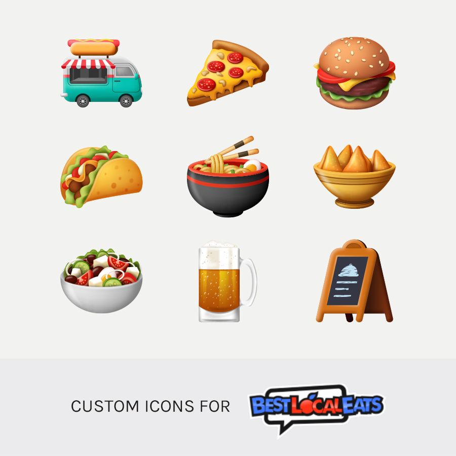 BestLocalEats Custom Icons