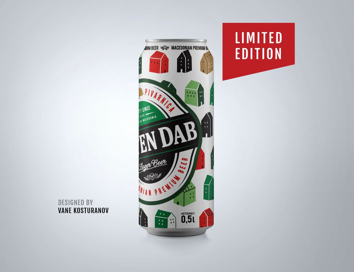 Zlaten Dab, Limited Edition Beer Packaging Book Illustration 1