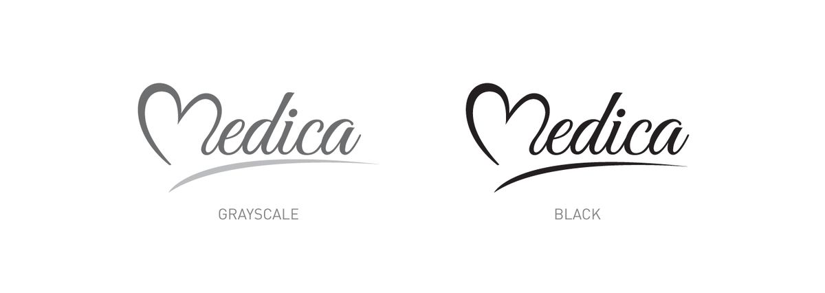 Medica Logo & Branding Book Illustration 2