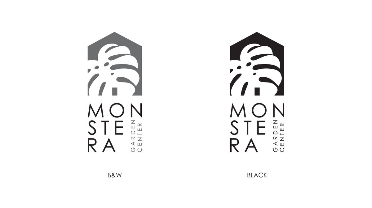 Monstera Logo & Brand Identity Book Illustration 2