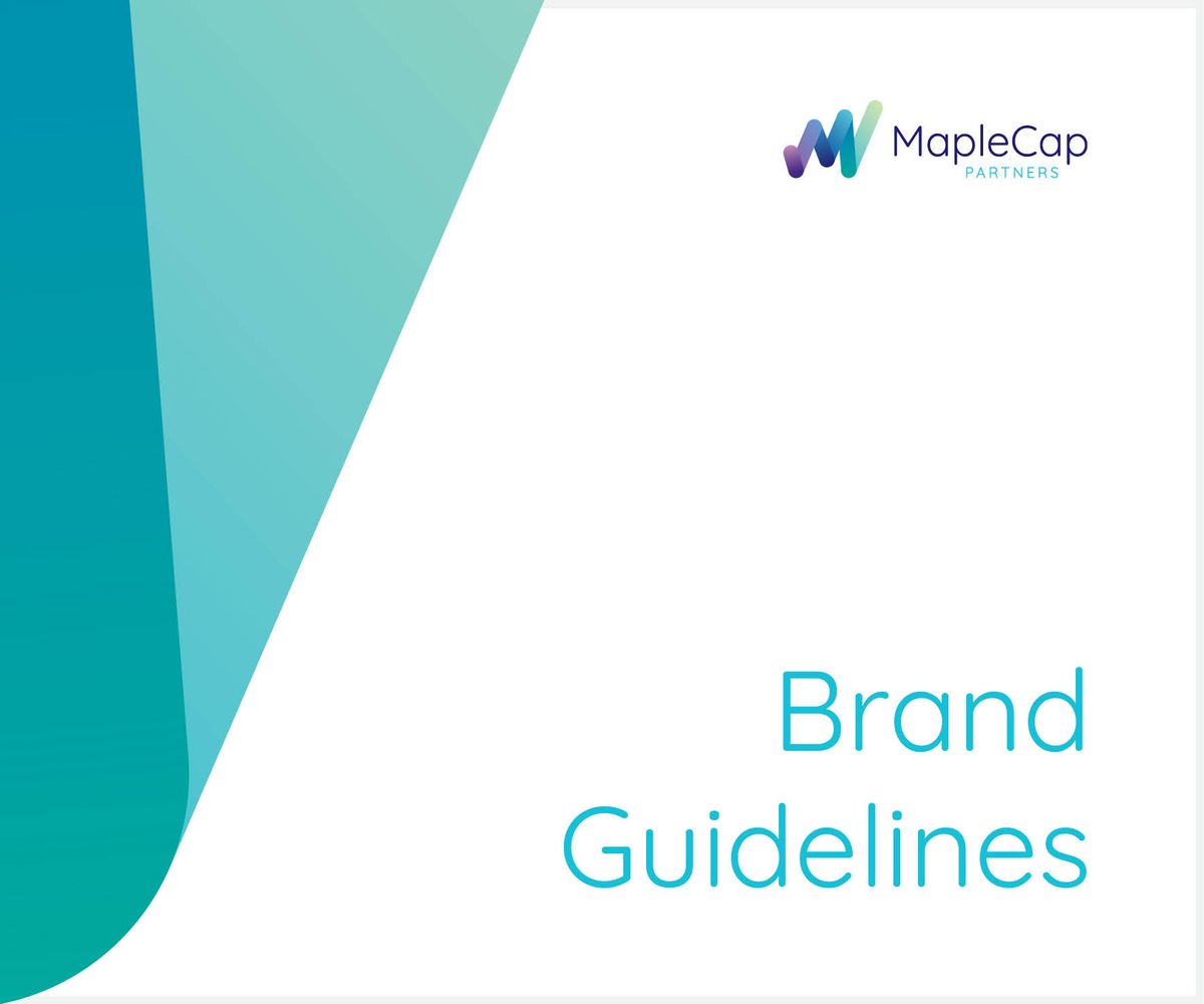 MapleCap Partners Logo And Brand Guidelines Book Illustration 1