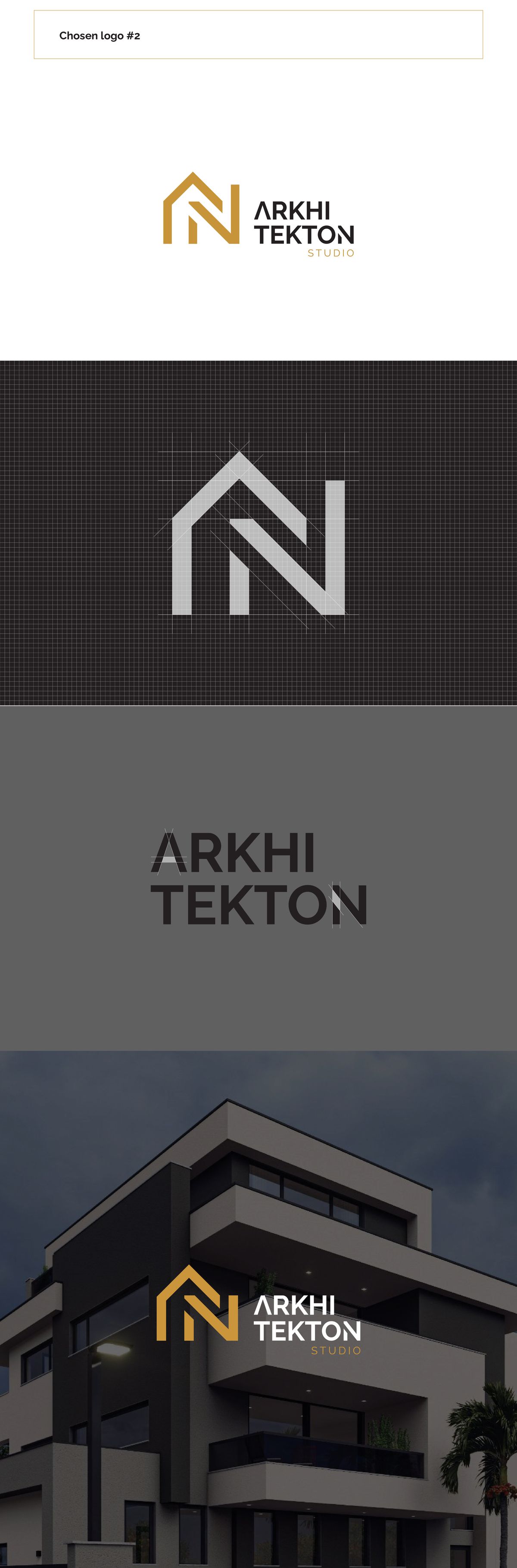 ARKHITEKTON Studio Logo & Brand Identity Book Illustration 2