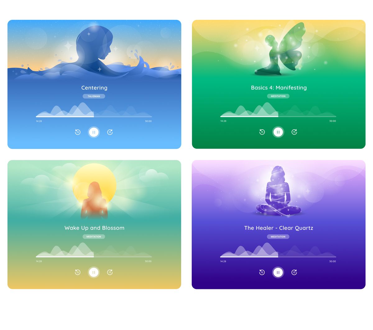 Aura Child – Icon System & Visual Language Book Illustration 11