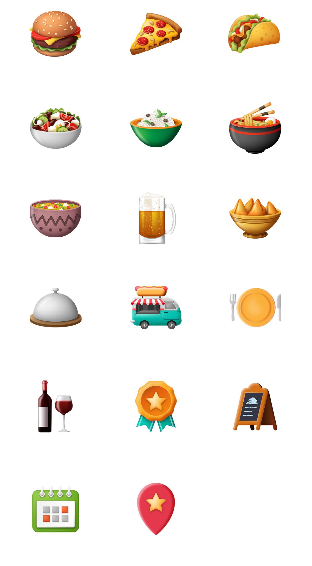 BestLocalEats Custom Icons Book Illustration 3
