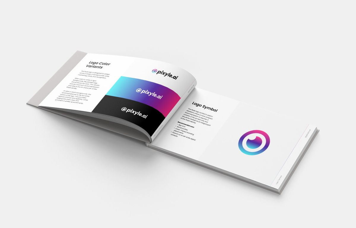 Pixyle.ai Brand Identity Book Illustration 5
